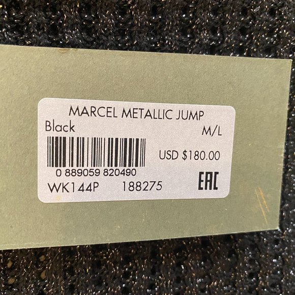 All Saints Marcel Metallic Jumper - Picture 8 of 9